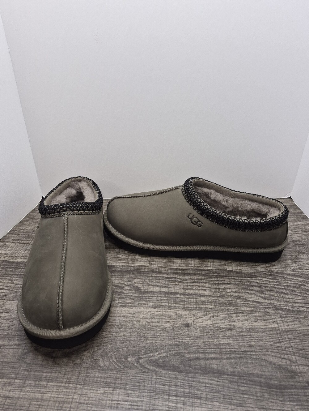 Ugg Tasman II Nubuck Leather Casual Loafers Slippers Shoes Mens Sz 12 New